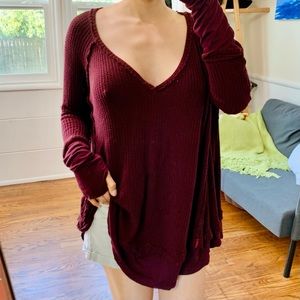 FREE PEOPLE - Slouchy Oversized Tunic Size Large